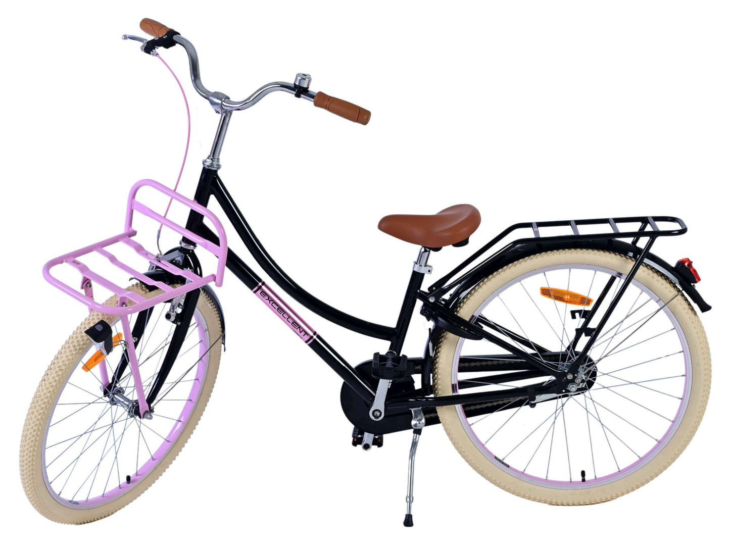 Volare Excellent Kinderfiets - Meisjes - 24 inch - Zwart - 8-10 jaar extra afbeelding 5