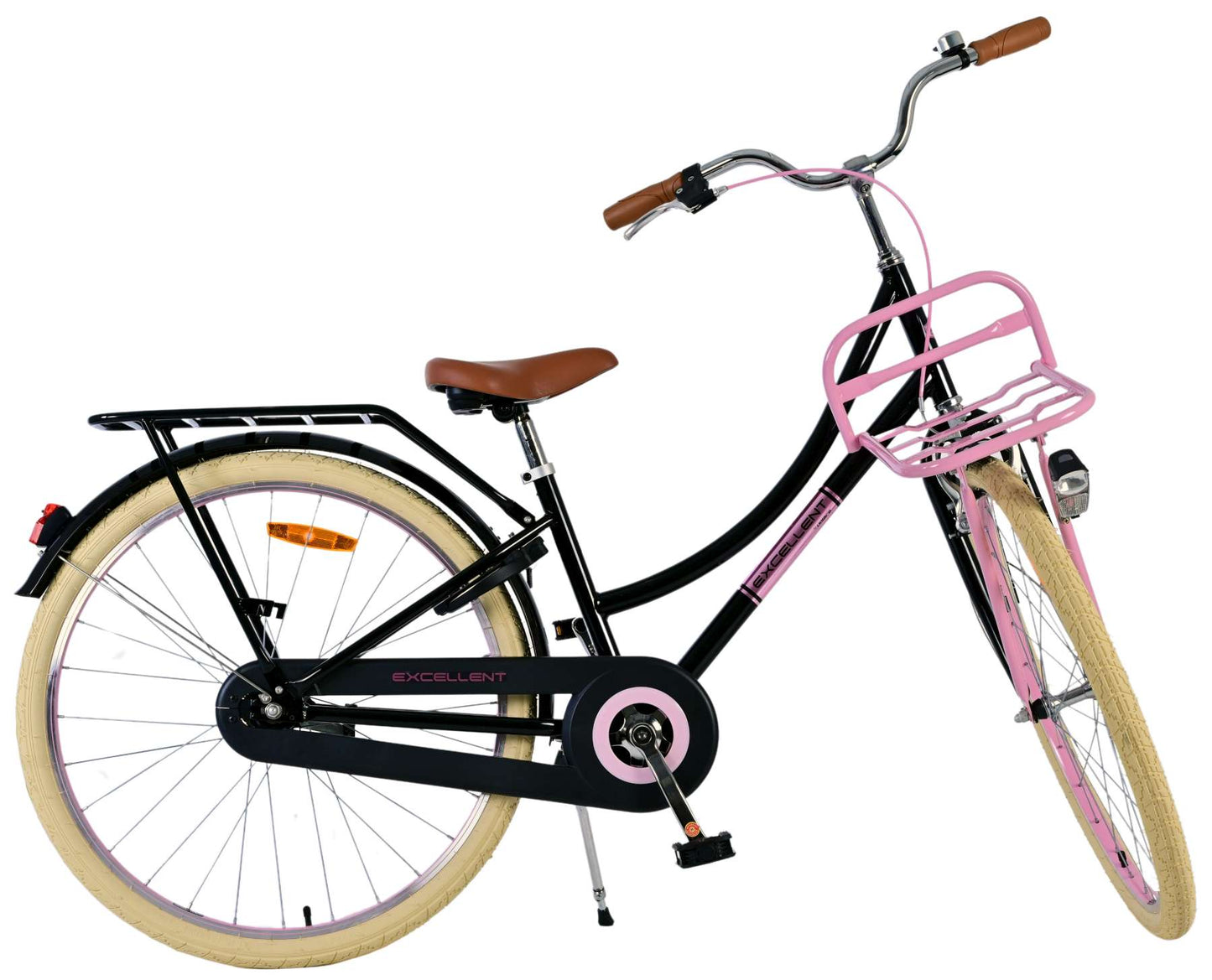 Volare Excellent Kinderfiets - Meisjes - 26 inch - Zwart - 10-12 jaar extra afbeelding 3