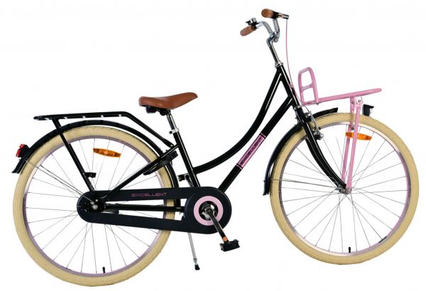 Volare Excellent Kinderfiets - Meisjes - 26 inch - Zwart - 10-12 jaar extra afbeelding 2