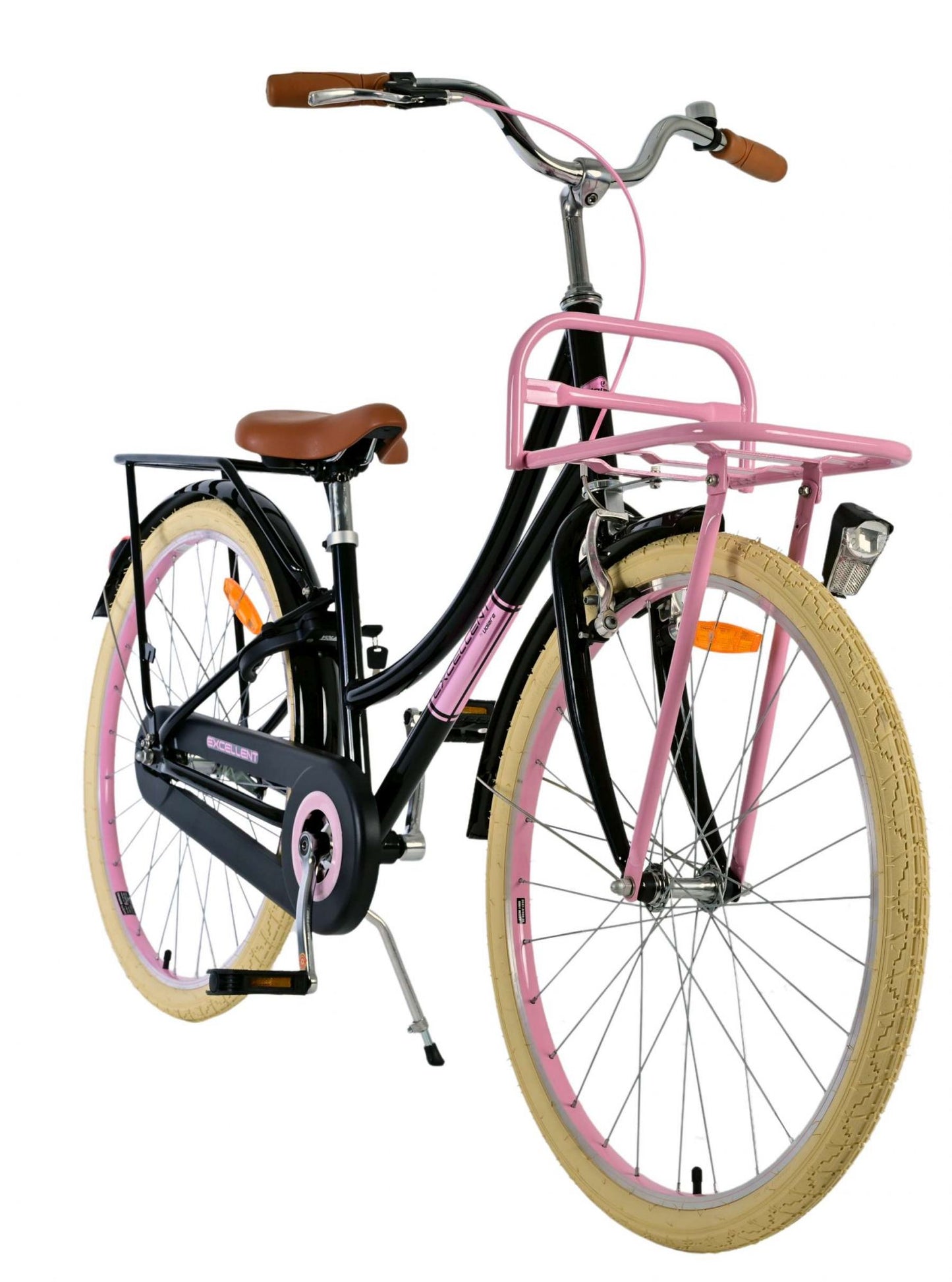 Volare Excellent Kinderfiets - Meisjes - 26 inch - Zwart - 10-12 jaar extra afbeelding 8