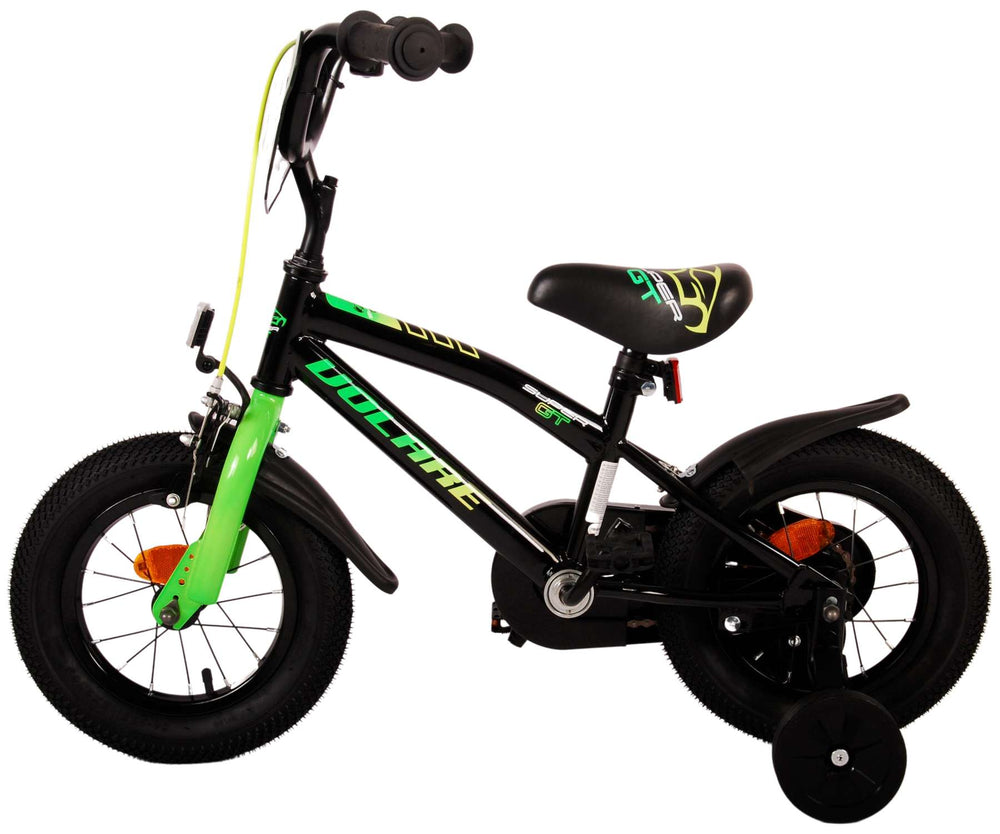 Volare Super GT Kinderfiets - Jongens - 12 inch - Groen - 3-5 jaar extra afbeelding 14