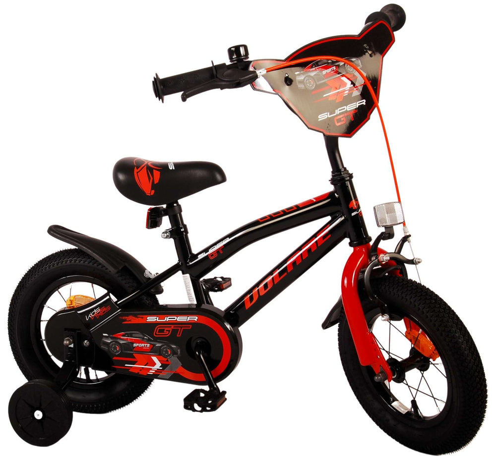 Volare Super GT Kinderfiets - Jongens - 12 inch - Rood - 3-5 jaar extra afbeelding 4
