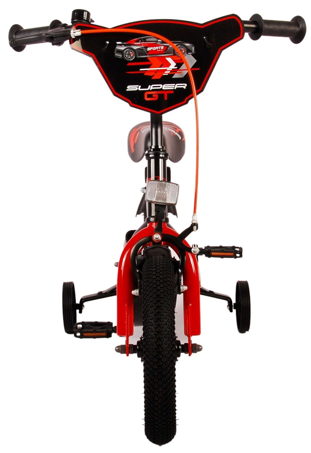 Volare Super GT Kinderfiets - Jongens - 12 inch - Rood - 3-5 jaar extra afbeelding 12