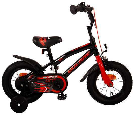 Volare Super GT Kinderfiets - Jongens - 12 inch - Rood - 3-5 jaar bij Fietstotaal