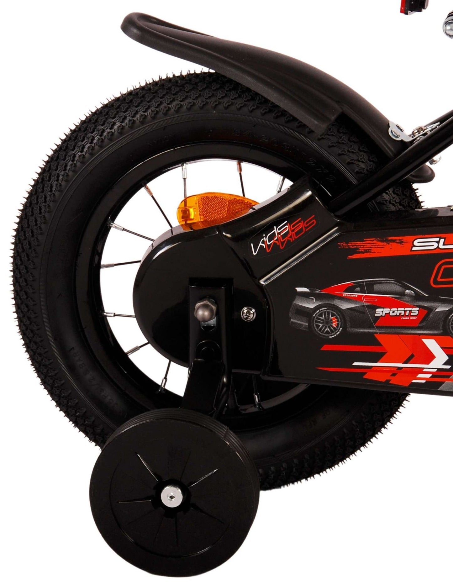 Volare Super GT Kinderfiets - Jongens - 12 inch - Rood - 3-5 jaar extra afbeelding 5
