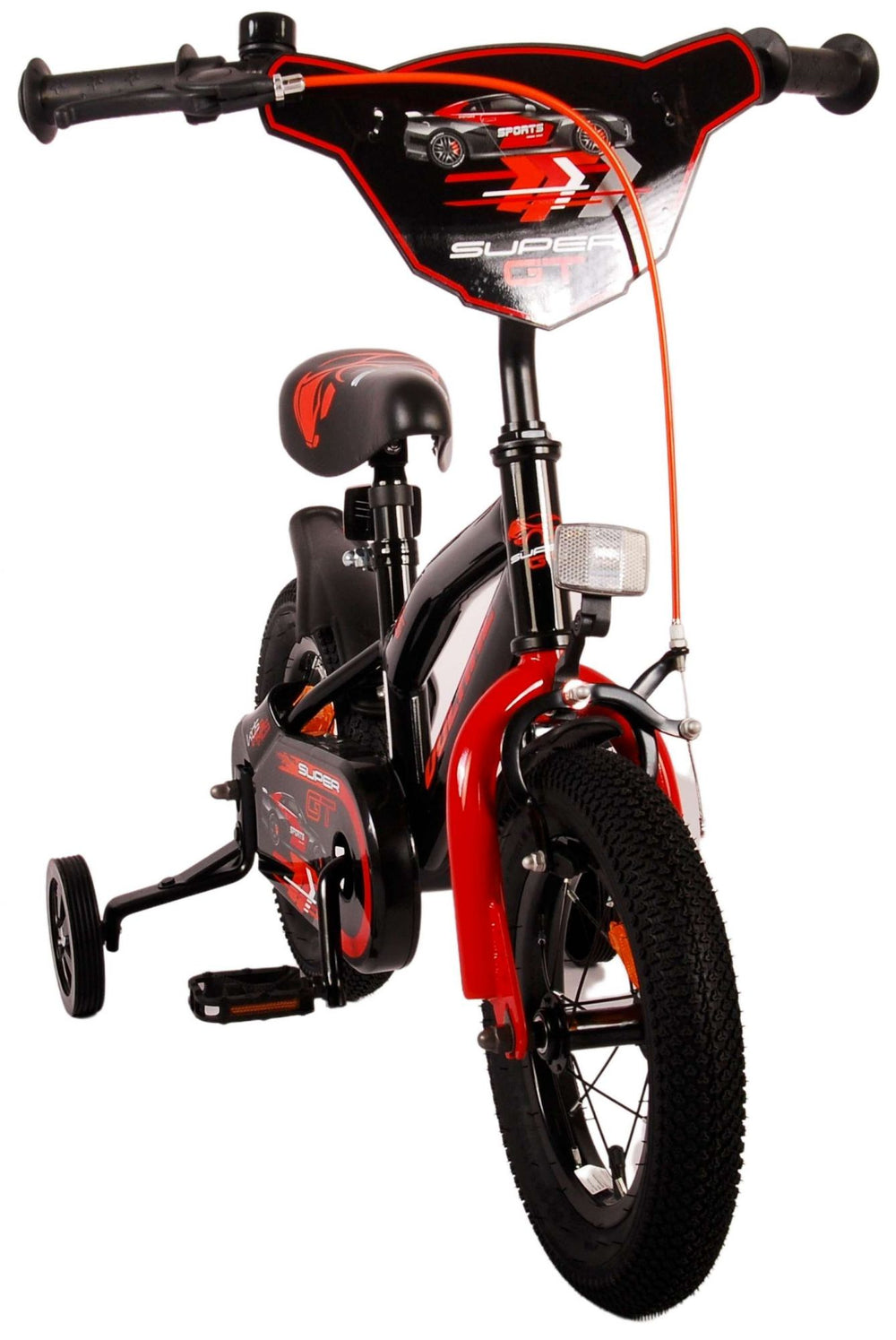 Volare Super GT Kinderfiets - Jongens - 12 inch - Rood - 3-5 jaar extra afbeelding 11