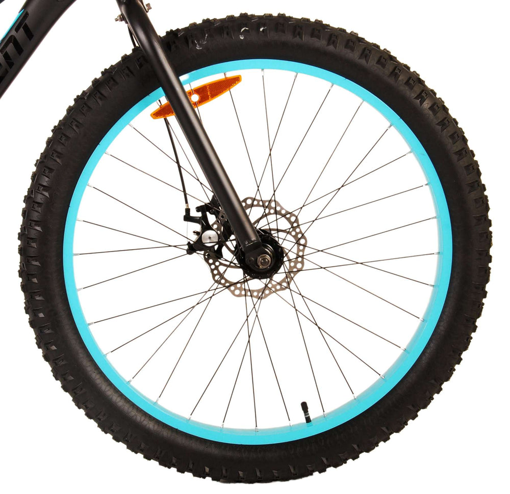 Volare Gradient Kinderfiets â€“ Jongens â€“ 26 inch â€“ Zwart Blauw â€“ 7 speed â€“ Prime Collection - Zwart, Blauw - 7 versnellingen - 10-12 jaar extra afbeelding 15
