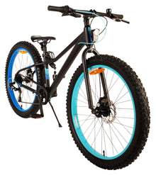 Volare Gradient Kinderfiets â€“ Jongens â€“ 26 inch â€“ Zwart Blauw â€“ 7 speed â€“ Prime Collection - Zwart, Blauw - 7 versnellingen - 10-12 jaar extra afbeelding 10