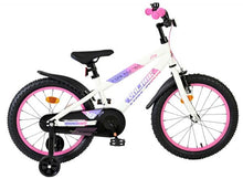 Volare Lily Kinderfiets - Meisjes - 18 inch - Wit Roze Paars - Wit, Roze, Paars - 5-7 jaar extra afbeelding 2