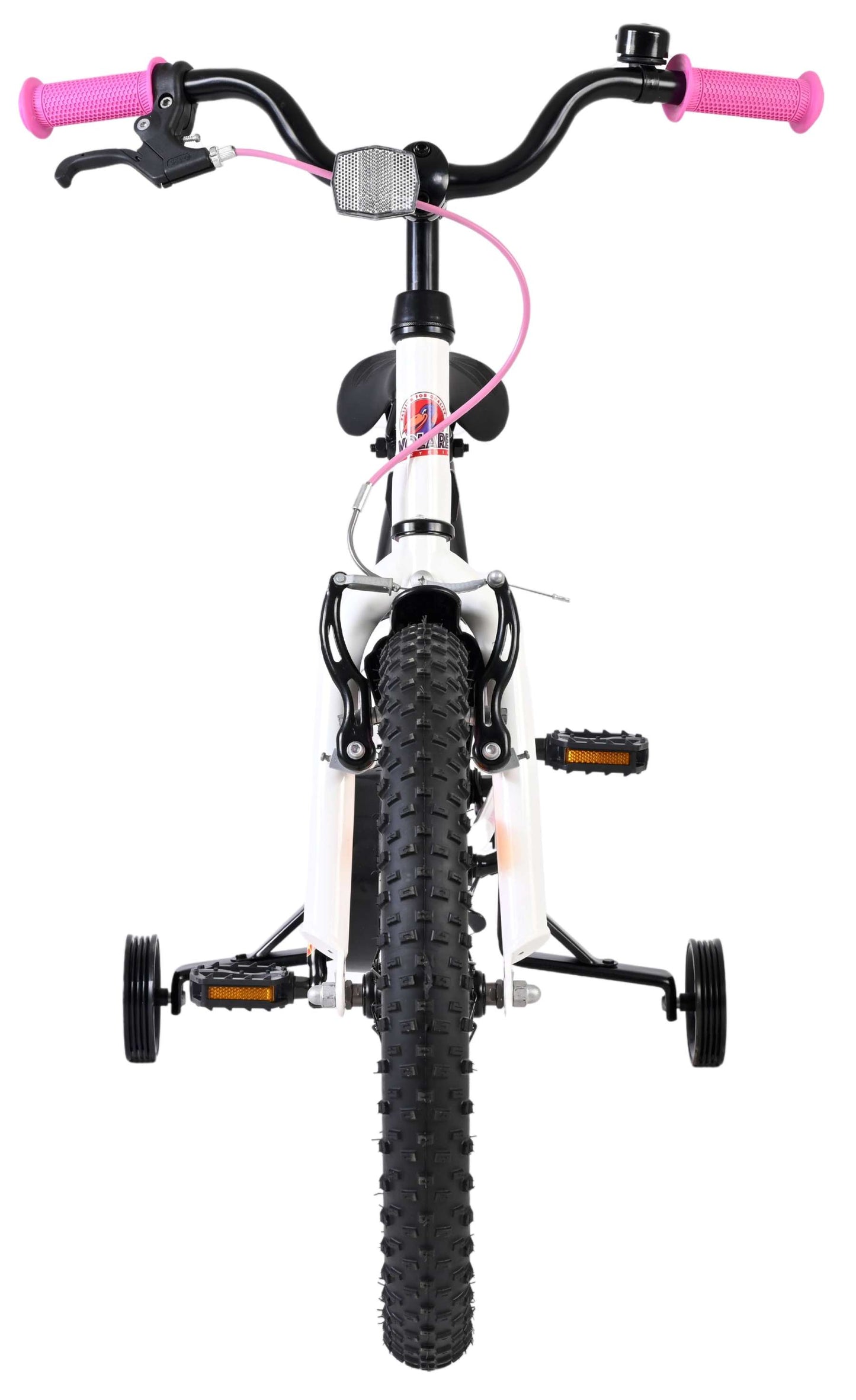 Volare Lily Kinderfiets - Meisjes - 18 inch - Wit Roze Paars - Wit, Roze, Paars - 5-7 jaar extra afbeelding 7