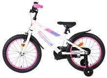 Volare Lily Kinderfiets - Meisjes - 18 inch - Wit Roze Paars - Wit, Roze, Paars - 5-7 jaar extra afbeelding 8