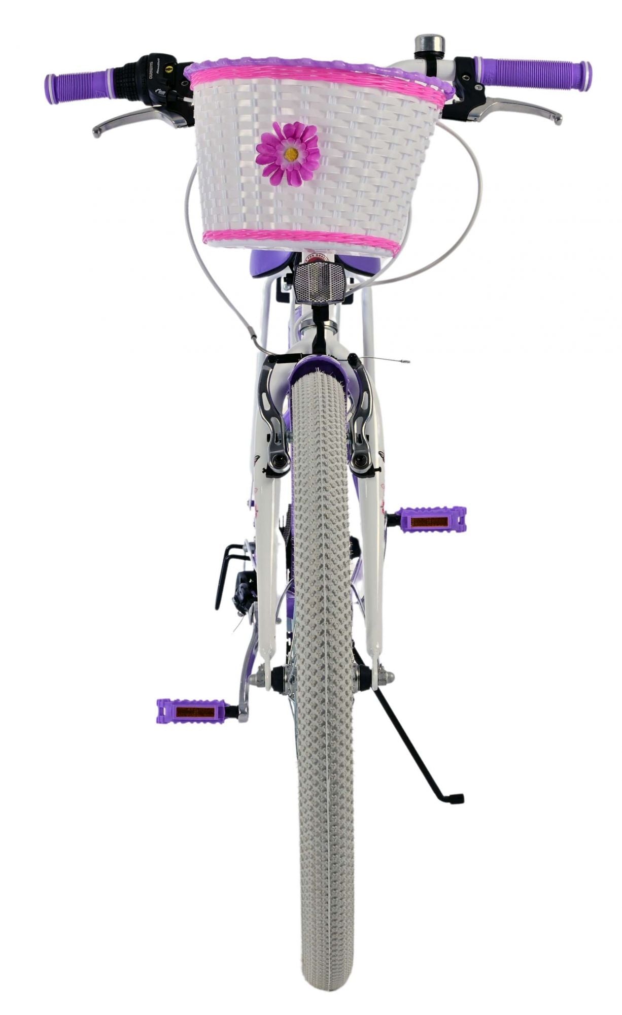 Volare Lovely Kinderfiets - Meisjes - 24 inch - Paars - 7 Versnellingen - 8-10 jaar extra afbeelding 7