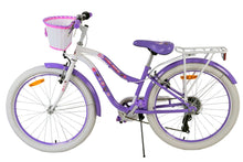 Volare Lovely Kinderfiets - Meisjes - 24 inch - Paars - 7 Versnellingen - 8-10 jaar extra afbeelding 6