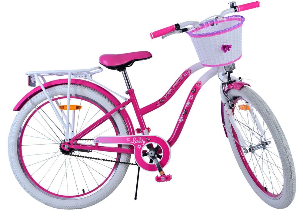 Volare Lovely Kinderfiets - Meisjes - 24 inch - Roze - 8-10 jaar extra afbeelding 11