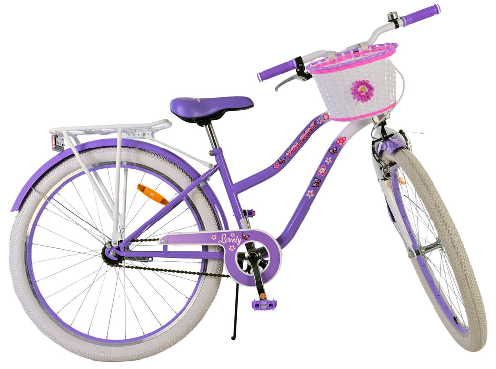 Volare Lovely Kinderfiets - Meisjes - 26 inch - Paars - 10-12 jaar extra afbeelding 3
