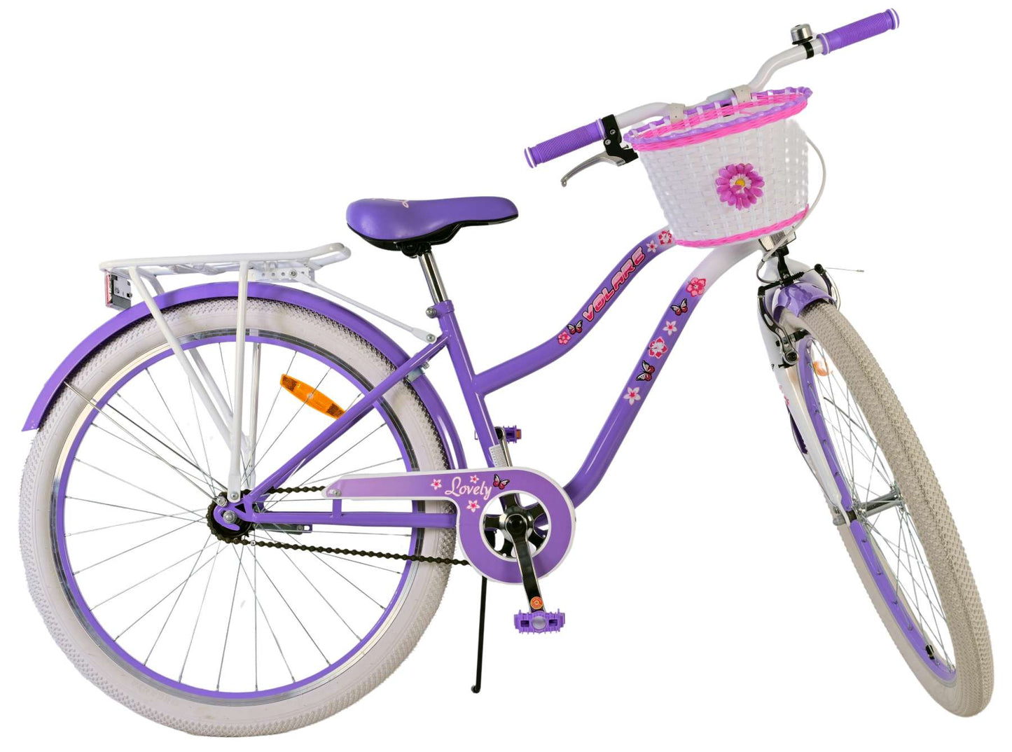 Volare Lovely Kinderfiets - Meisjes - 26 inch - Paars - 10-12 jaar extra afbeelding 3