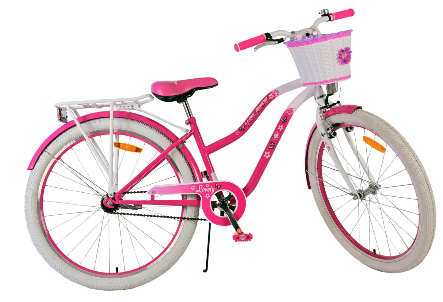 Volare Lovely Kinderfiets - Meisjes - 26 inch - Roze - 10-12 jaar extra afbeelding 11