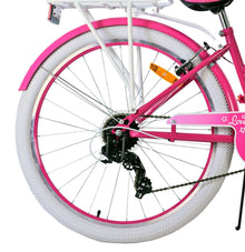 Volare Lovely Kinderfiets - Meisjes - 26 inch - Roze - 7 speed - 7 versnellingen - 10-12 jaar extra afbeelding 12
