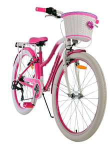 Volare Lovely Kinderfiets - Meisjes - 26 inch - Roze - 7 speed - 7 versnellingen - 10-12 jaar extra afbeelding 8