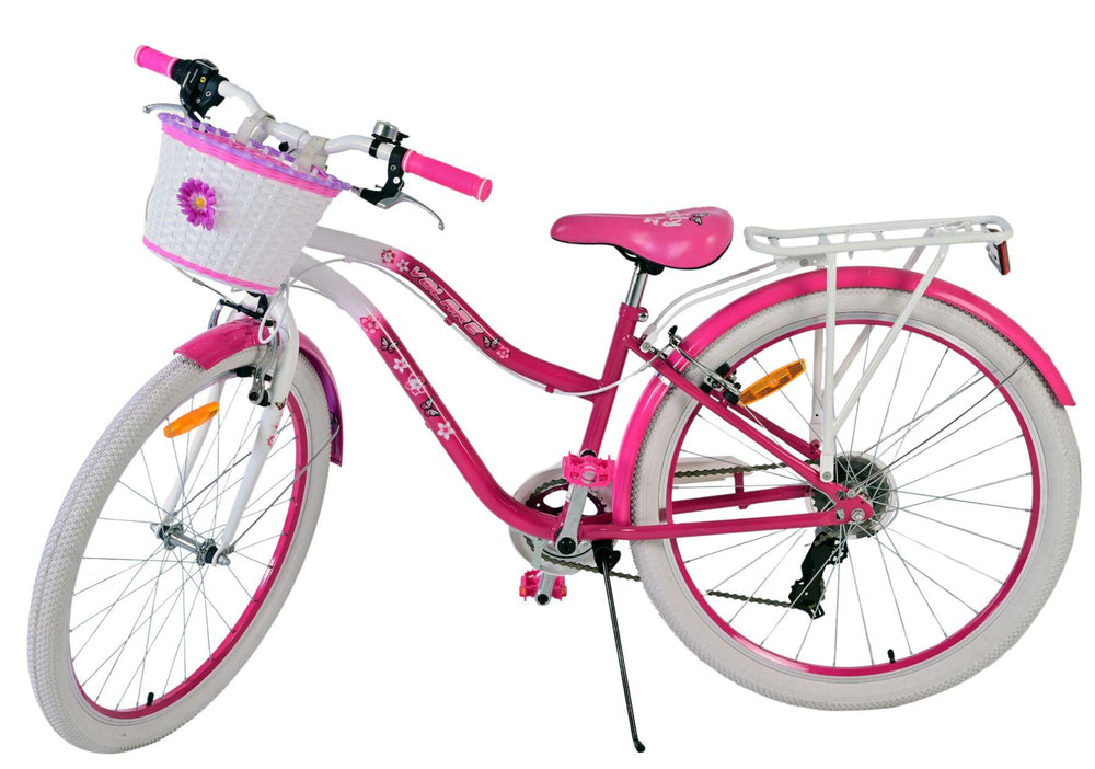 Volare Lovely Kinderfiets - Meisjes - 26 inch - Roze - 7 speed - 7 versnellingen - 10-12 jaar extra afbeelding 5