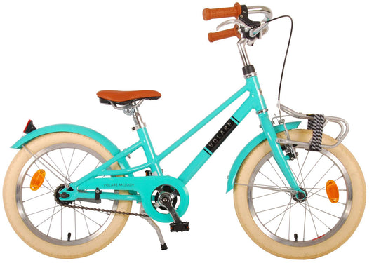 Volare Melody Kinderfiets - Meisjes - 16 inch - Turquoise - Prime Collection - 4-6 jaar bij Fietstotaal
