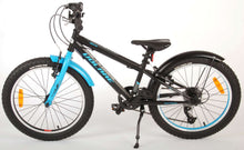 Volare Rocky Kinderfiets - 20 inch - Blauw Zwart - 85% afgemonteerd - 6 speed - Prime Collection - Zwart, Blauw - 6 versnellingen - 6-8 jaar extra afbeelding 6