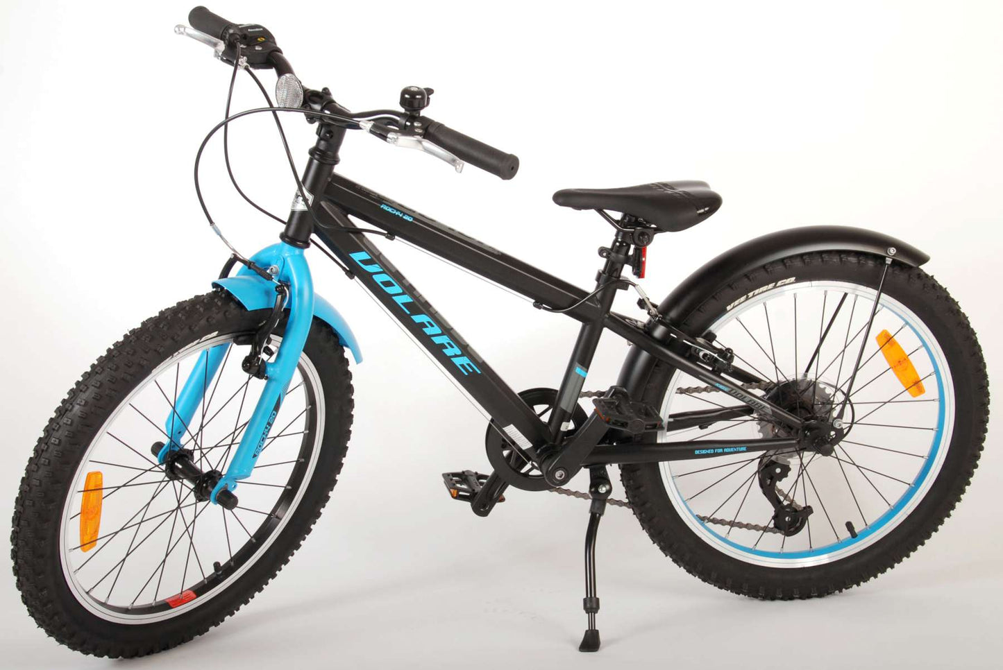 Volare Rocky Kinderfiets - 20 inch - Blauw Zwart - 85% afgemonteerd - 6 speed - Prime Collection - Zwart, Blauw - 6 versnellingen - 6-8 jaar extra afbeelding 5