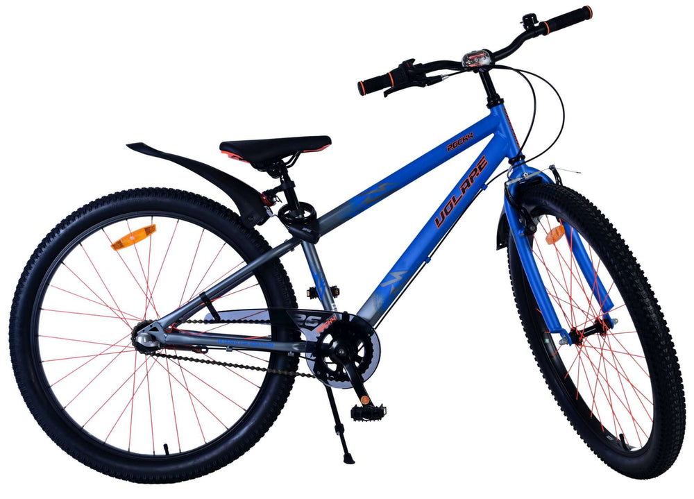 Volare Rocky Kinderfiets - 26 inch - Blauw - Shimano Nexus 3 versnellingen - 10-12 jaar extra afbeelding 12