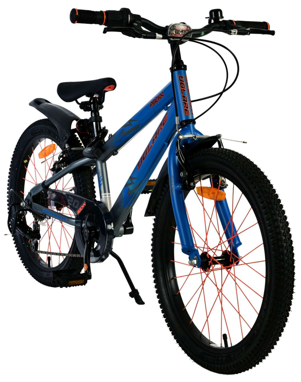 Volare Rocky Kinderfiets - 20 inch - 7 speed - Blauw - 7 versnellingen - 6-8 jaar extra afbeelding 7