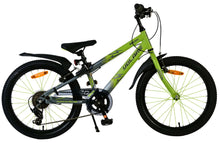 Volare Rocky Kinderfiets - 20 inch - 7 speed - Groen/Grijs - Groen, Grijs - 7 versnellingen - 6-8 jaar bij Fietstotaal