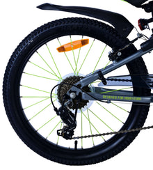 Volare Rocky Kinderfiets - 20 inch - 7 speed - Groen/Grijs - Groen, Grijs - 7 versnellingen - 6-8 jaar extra afbeelding 3