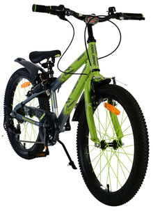 Volare Rocky Kinderfiets - 20 inch - 7 speed - Groen/Grijs - Groen, Grijs - 7 versnellingen - 6-8 jaar extra afbeelding 7