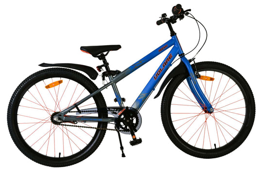 Volare Rocky Kinderfiets - 24 inch - Blauw - Shimano Nexus 3 versnellingen - 8-10 jaar bij Fietstotaal