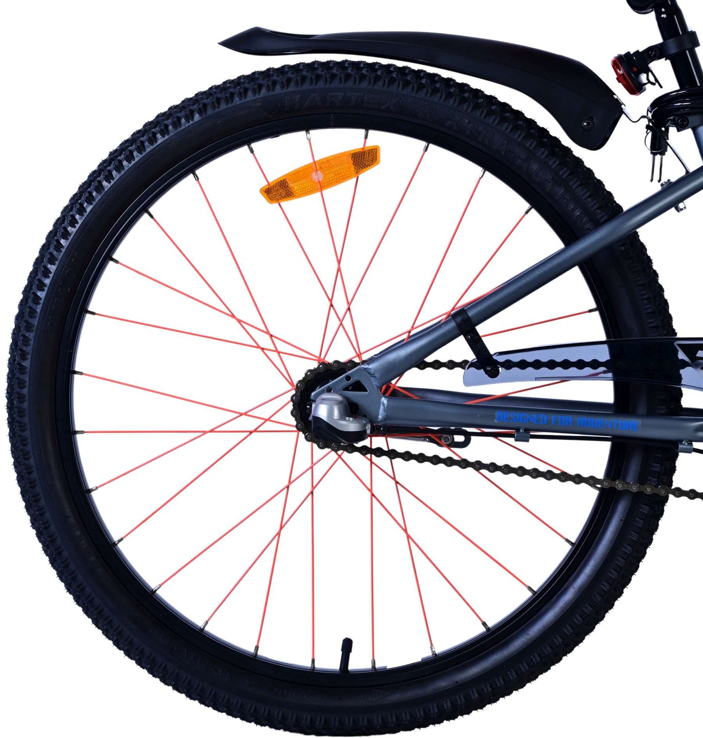 Volare Rocky Kinderfiets - 24 inch - Blauw - Shimano Nexus 3 versnellingen - 8-10 jaar extra afbeelding 3