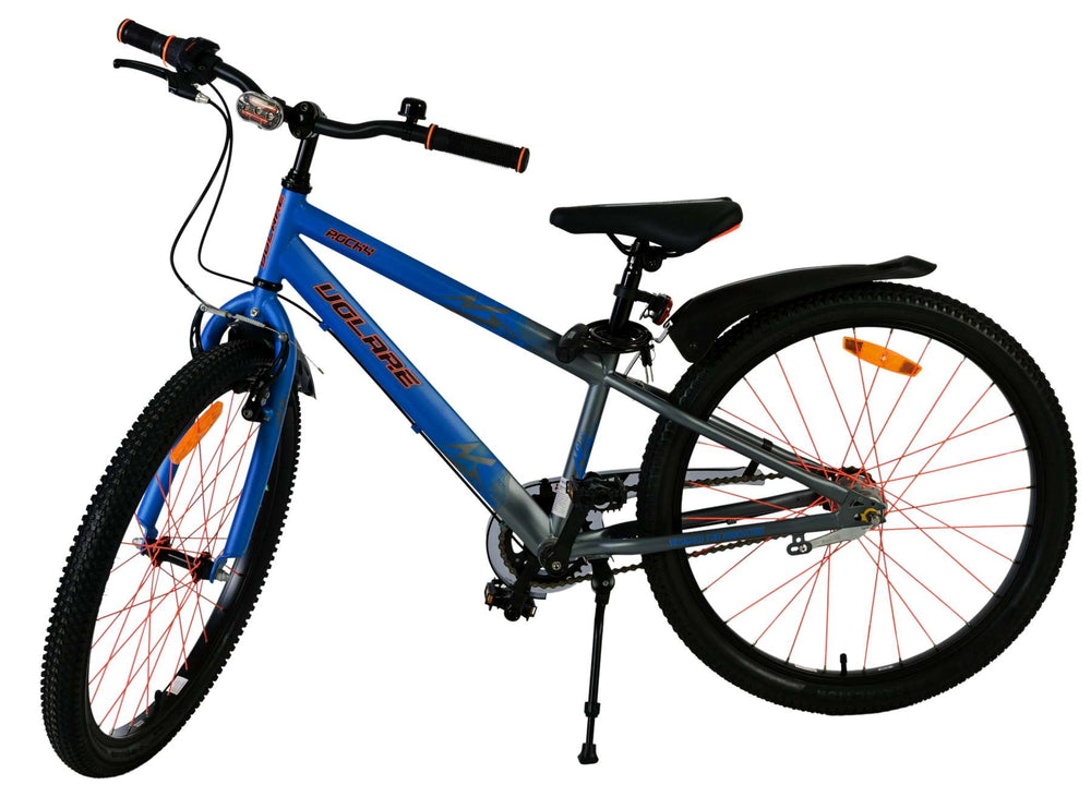 Volare Rocky Kinderfiets - 24 inch - Blauw - Shimano Nexus 3 versnellingen - 8-10 jaar extra afbeelding 10