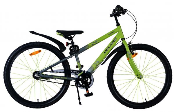 Volare Rocky Kinderfiets - 24 inch - Groen - Shimano Nexus 3 versnellingen - 8-10 jaar extra afbeelding 2