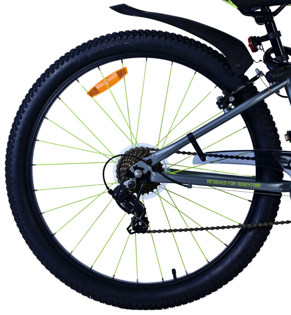 Volare Rocky Kinderfiets - Jongens - 26 inch - 7 Speed - groen - 7 versnellingen - 10-12 jaar extra afbeelding 3