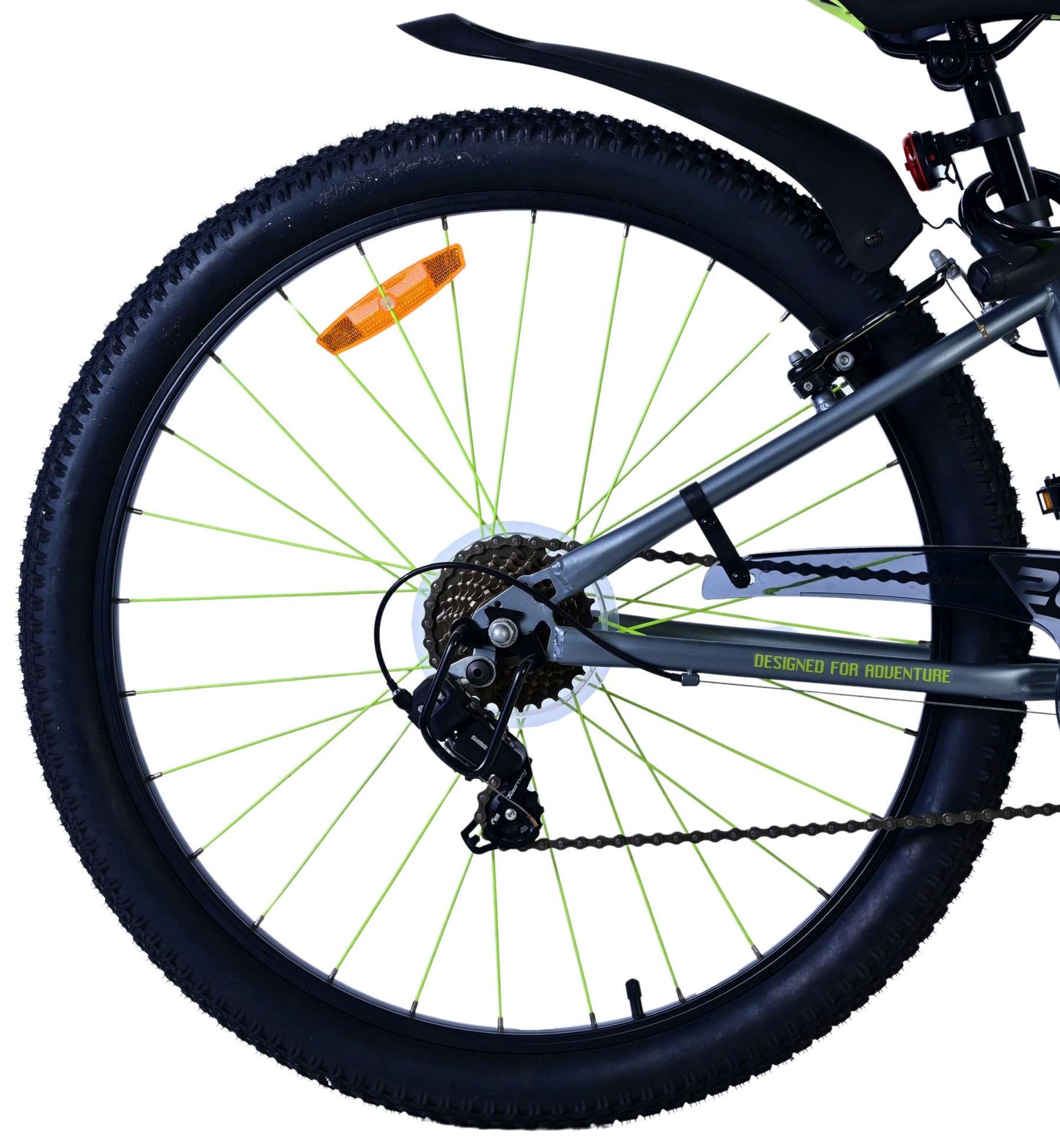 Volare Rocky Kinderfiets - Jongens - 26 inch - 7 Speed - groen - 7 versnellingen - 10-12 jaar extra afbeelding 3