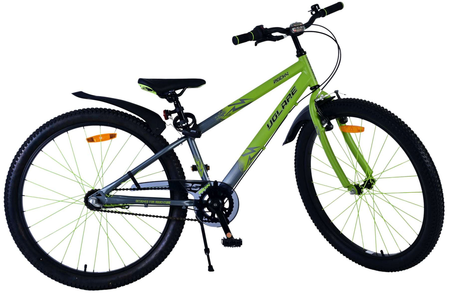 Volare Rocky Kinderfiets - 26 inch - Groen - Shimano 3 versnellingen - 10-12 jaar extra afbeelding 12