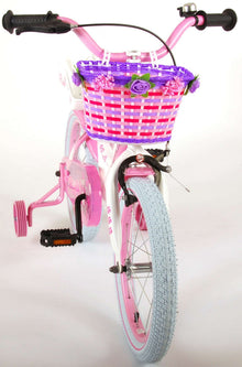 Volare Rose Kinderfiets - Meisjes - 16 inch - Roze/Wit - 95% afgemonteerd - Wit, Roze - 4-6 jaar extra afbeelding 11