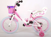 Volare Rose Kinderfiets - Meisjes - 16 inch - Roze/Wit - 95% afgemonteerd - Wit, Roze - 4-6 jaar extra afbeelding 15