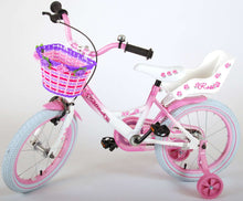 Volare Rose Kinderfiets - Meisjes - 16 inch - Roze/Wit - 95% afgemonteerd - Wit, Roze - 4-6 jaar extra afbeelding 16