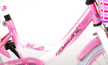 Volare Rose Kinderfiets - Meisjes - 16 inch - Roze/Wit - 95% afgemonteerd - Wit, Roze - 4-6 jaar extra afbeelding 8