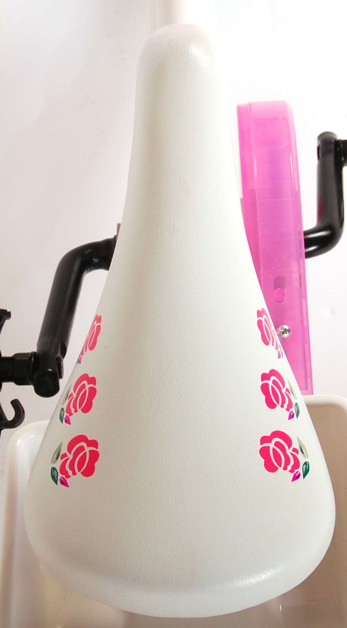 Volare Rose Kinderfiets - Meisjes - 16 inch - Roze/Wit - 95% afgemonteerd - Wit, Roze - 4-6 jaar extra afbeelding 10