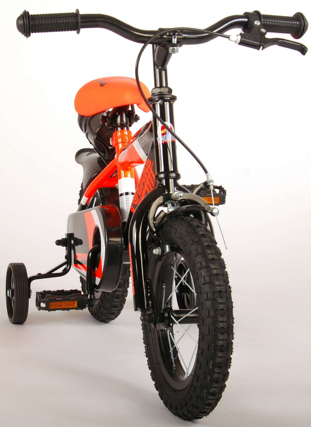 Volare Sportivo Kinderfiets - Jongens - 12 inch - Neon Oranje Zwart - 95% afgemonteerd - Zwart, Oranje - 3-5 jaar extra afbeelding 11