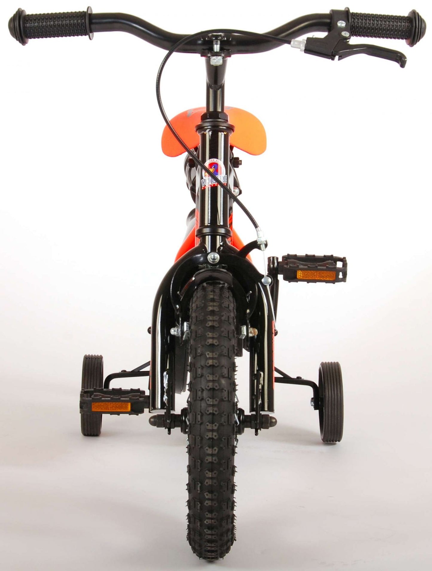Volare Sportivo Kinderfiets - Jongens - 12 inch - Neon Oranje Zwart - 95% afgemonteerd - Zwart, Oranje - 3-5 jaar extra afbeelding 12