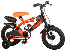Volare Sportivo Kinderfiets - Jongens - 12 inch - Neon Oranje Zwart - 95% afgemonteerd - Zwart, Oranje - 3-5 jaar extra afbeelding 3