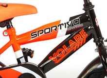 Volare Sportivo Kinderfiets - Jongens - 12 inch - Neon Oranje Zwart - 95% afgemonteerd - Zwart, Oranje - 3-5 jaar extra afbeelding 7