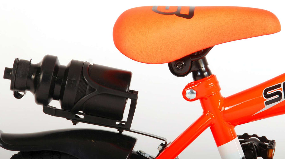 Volare Sportivo Kinderfiets - Jongens - 12 inch - Neon Oranje Zwart - 95% afgemonteerd - Zwart, Oranje - 3-5 jaar extra afbeelding 9