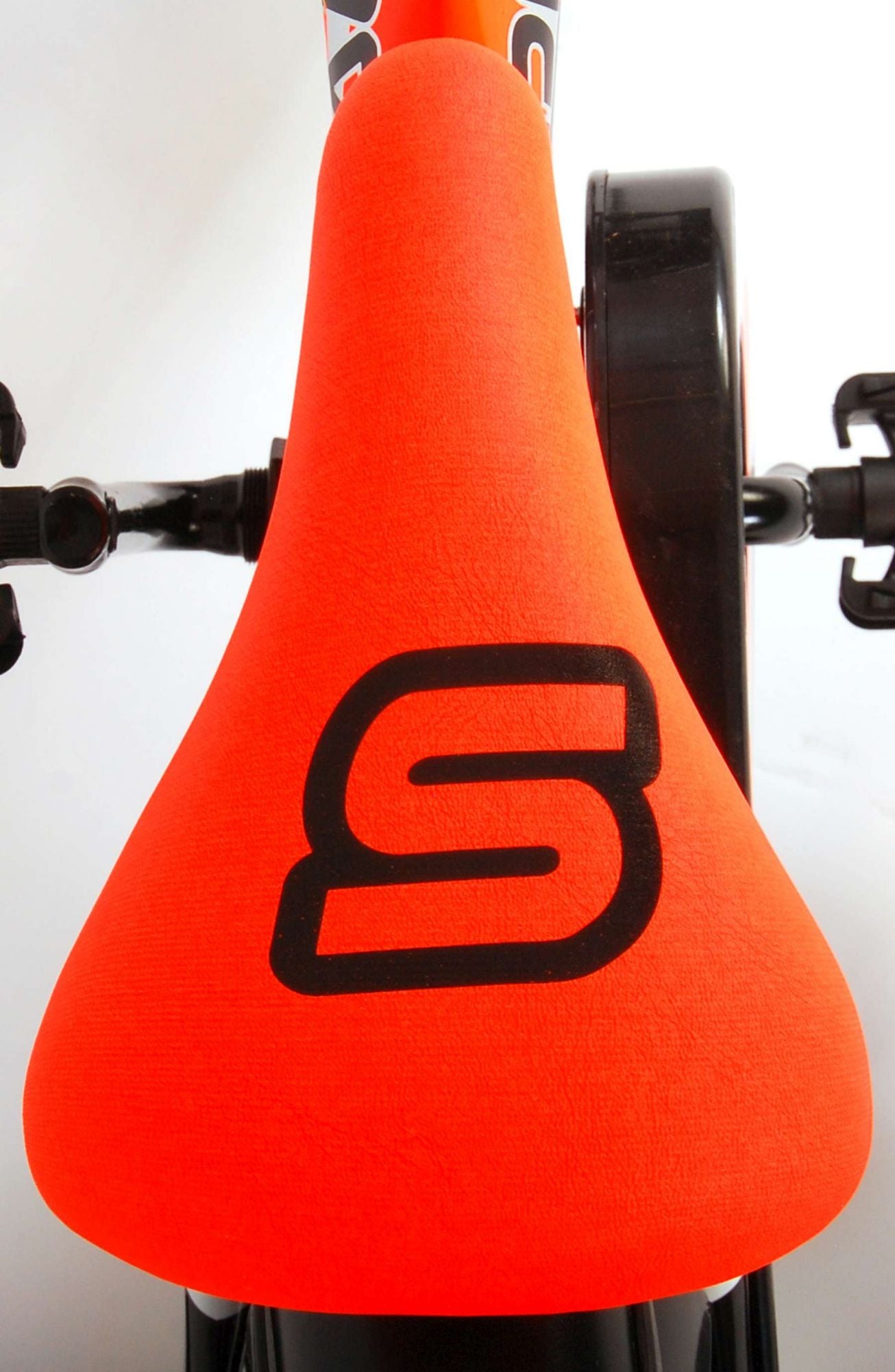 Volare Sportivo Kinderfiets - Jongens - 12 inch - Neon Oranje Zwart - 95% afgemonteerd - Zwart, Oranje - 3-5 jaar extra afbeelding 10